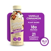 Bolthouse Farms Oatmilk Protein Shake Smoothie, Protein Plus Vanilla Cinnamon, 15.2 fl. oz.