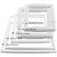 thumbnail image 1 of Quilting Frame, Square Rectangle Plastic Clip Frame for Embroidery Cross Stitch Quilting Needlepoint Tool, 1 of 5
