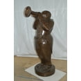 thumbnail image 2 of Nifao Musician playing the trumpet bronze statue – Outdoor Garden Decor Sculpture, 24"L x 20"W x 56"H, 2 of 10