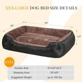 thumbnail image 6 of Orthopedic Pet Bed for Large Dogs,cat bed Soft Breathable Dog Bed Machine Washable Non-Slip Bottom Dog Cat Sofa Bed,Grey, 6 of 7