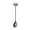 Grey, variant on Nnndbs Halloween Bat Stainless Steel Spoon, Long Handle Coffee Stirring Spoon with Cute Bat Design, Gothic Dessert Teaspoon for Party Tableware