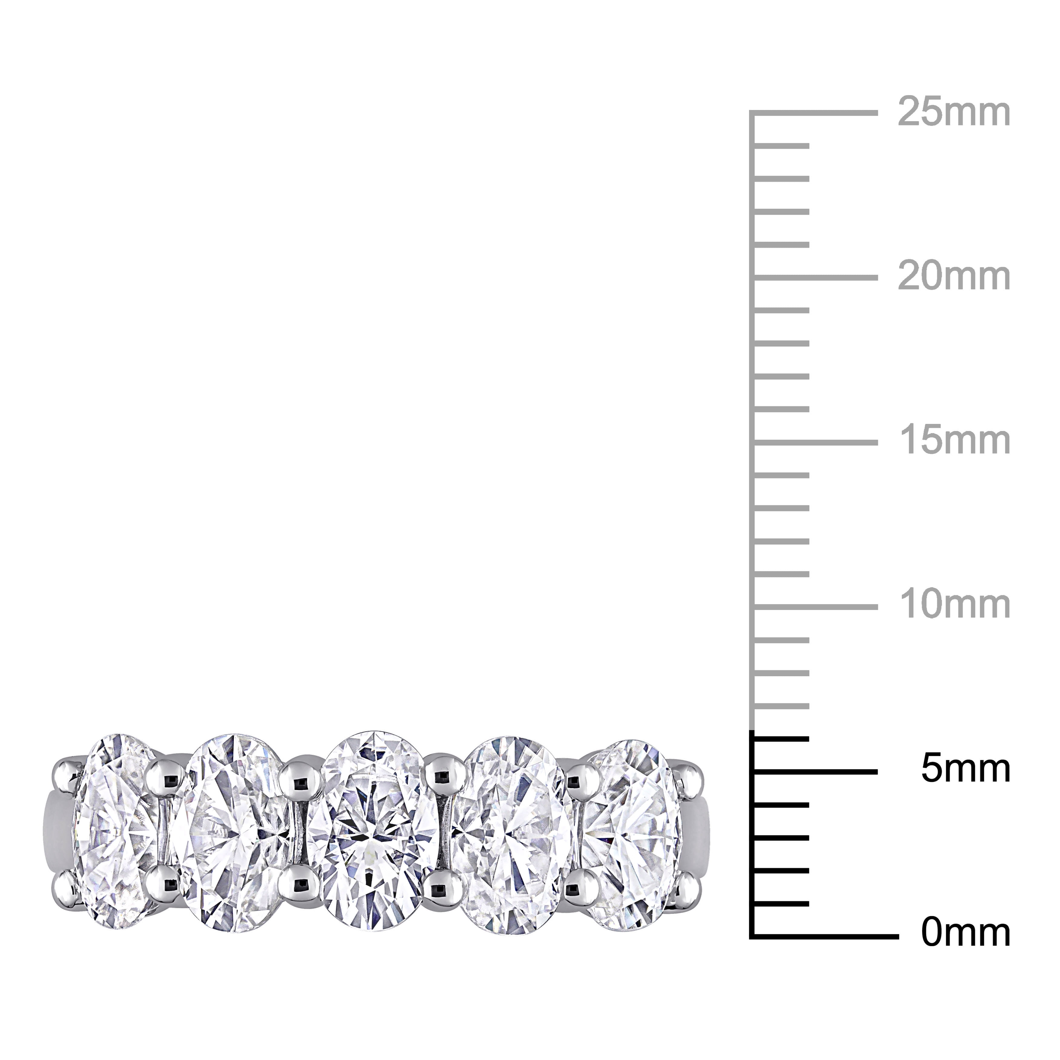Everly Women's Moissanite 10k White Gold Ring