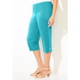 thumbnail image 3 of Catherines Women's Plus Size Petite Everyday Capri With Sparkle Hem, 3 of 6