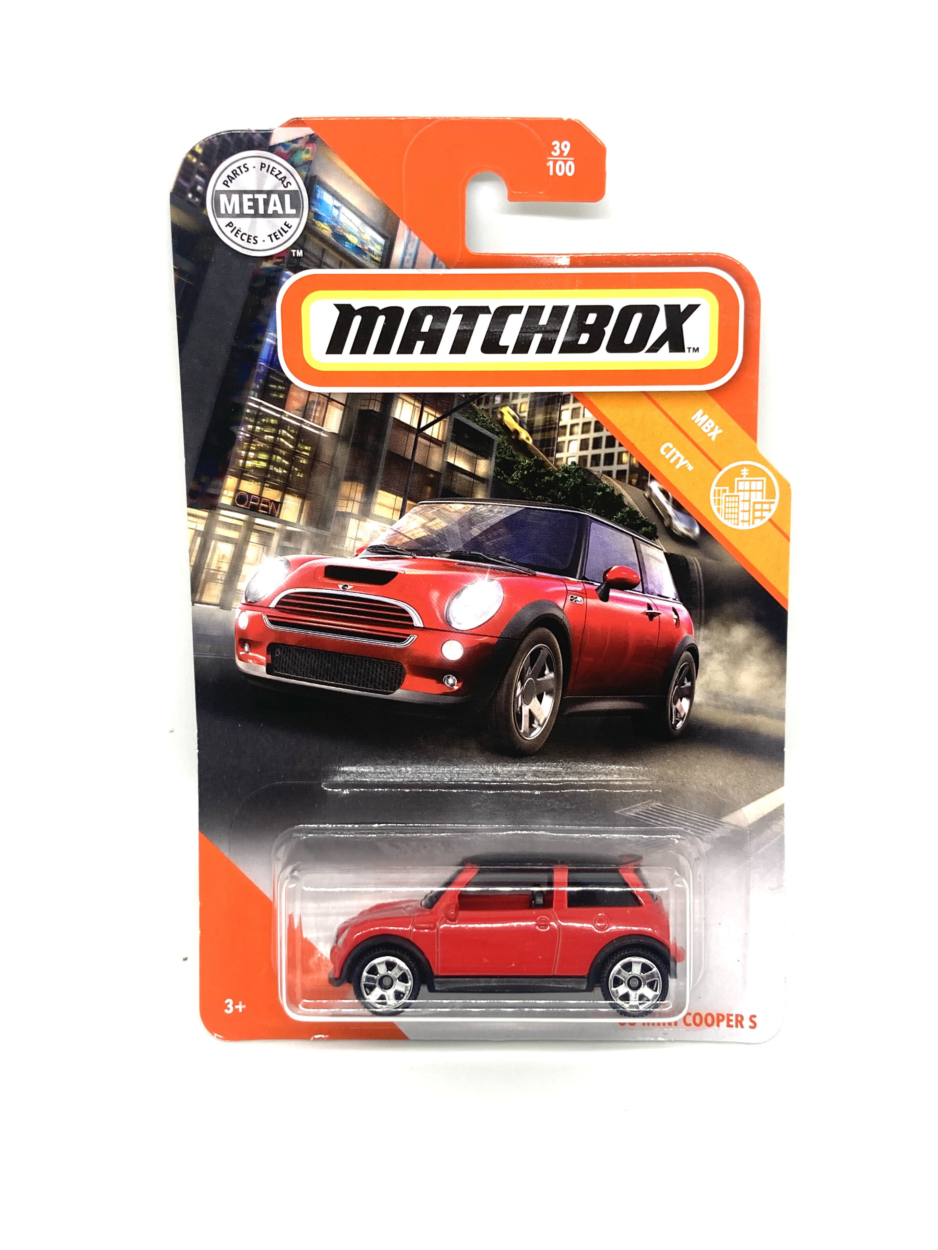 '03 Mini Cooper S Matchbox MBX City 39/100 2019 Mattel Nuevo