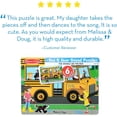 thumbnail image 2 of Rompecabezas Ruedas del Autobús Melissa & Doug con Sonido Educativo Madera Infantil Melissa & Doug MD-7453, 2 of 2