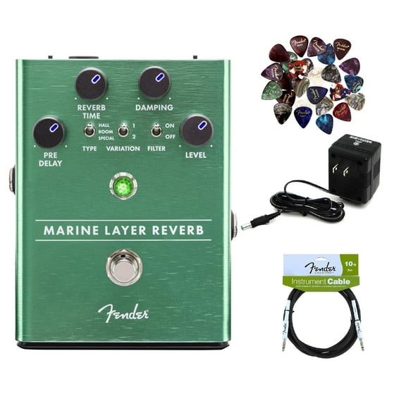 Fender Marine Layer Reverb Pedal w/ Power Supply