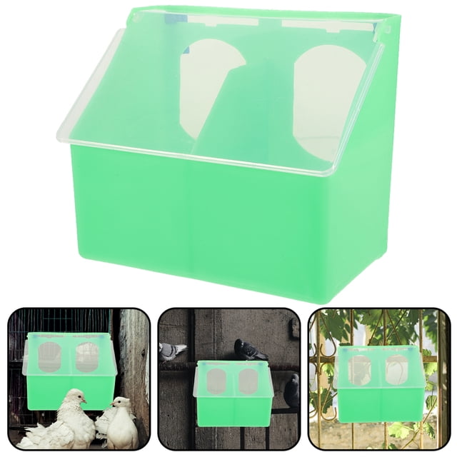 WRITWAA 3Ud Alimentador Para Jaula De Pájaros Pequeño Con Soporte Colgante Y Plástico Durable