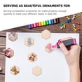 thumbnail image 4 of Shisuyan Blank Hexagon Pieces Beige 100Pack 1.97x1.97in, 4 of 8