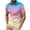 Pink, variant on hotojiny Mens Shirts Summer Buttons Collar Short Sleeve Gradient T-Shirts Fashion Beach Vaction Hawaiian Tops Golf Shirts for Men