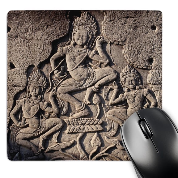 3dRose, Asia, Cambodia, Siem Reap, Angkor Thom, Apsara figure-AS40 GJE0133 - Gavriel Jecan, MousePad