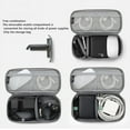 thumbnail image 3 of Portable Travel Storage Bag Multi-Function for Laptop Adapter,Power Bank,Data Cable,Charger,Gray, 3 of 10