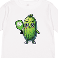 thumbnail image 4 of Inktastic Pickleball Funny Pickle Boys or Girls Long Sleeve Toddler T-Shirt, 4 of 5