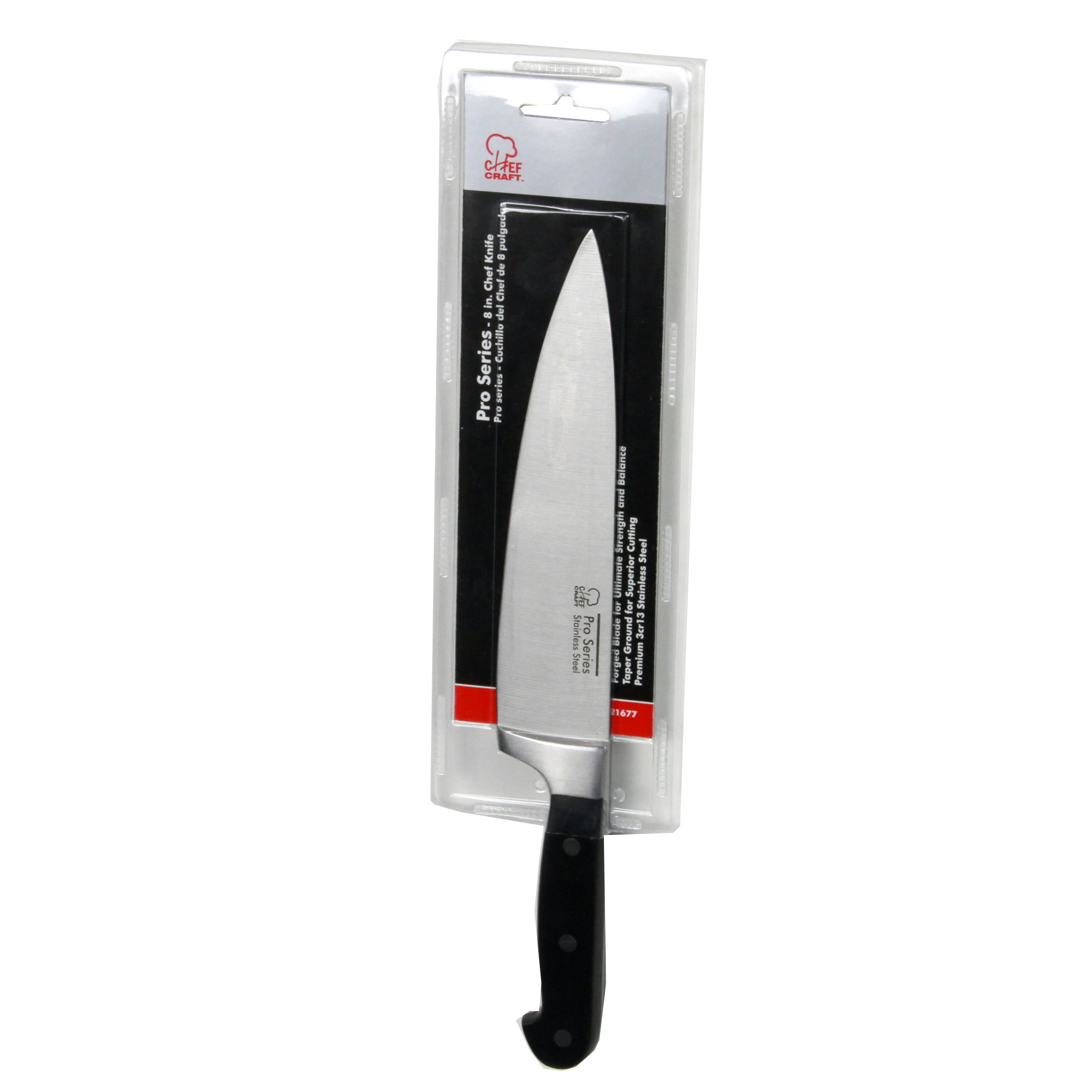Chef Craft Pro Series Stainless Steel 8" Chef Knife