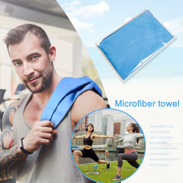 Toalla De Playa Toallas de microfibra para acampar Manta de playa plegable Suministros absorbentes para exteriores (B)