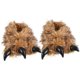 thumbnail image 5 of EeaseMX 1 par de pantuflas de felpa creativas de invierno, pantuflas cálidas para interiores, pantuflas antideslizantes, 5 of 7