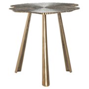 Safavieh Portia Leaf Side Table, Brass