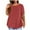 Red, variant on EHTMSAK Womens Basic Tops Summer Tshirts Longer Length Round Neck Short Sleeve Shirts Plus Size Blouses Dark Purple XL