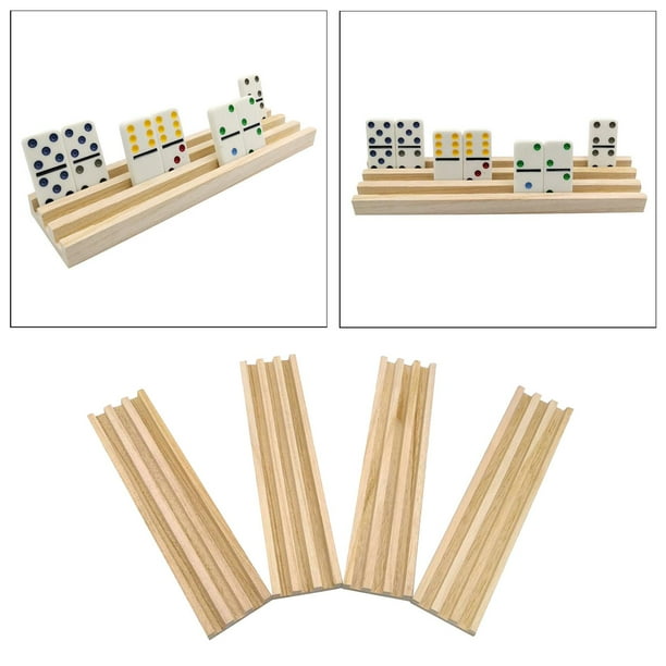 Paquete De 8 Estantes De Madera Para Dominó, Soportes Para A | Envío gratis Paquete De 8 Estantes De Madera Para Dominó, Soportes Para A | Envío gratis
