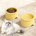 thumbnail image 5 of Pet Bowls Dog Bowls Cat Bowls Silicone Donut Raised Elevated Feeder Neck Protection Adjustable Tilt Non Slip Food Water Bowl for Cats Dogs Puppies Kittens Indoor by PALIFEUR, 5 of 7