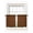 Orange, variant on Black Brown Buffalo Plaid Tier Curtains 36 Inch Length,Sheer Curtains for Bedroom Living Room Window Geometric Classic Checkered Short Kitchen Curtains Drapes for Small Half Window 27.5"x36" 2 Panels