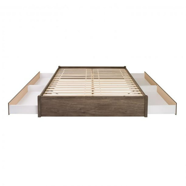 Platform Bed With 4 Drawers, King Platform Bed With 4 Drawer Storage