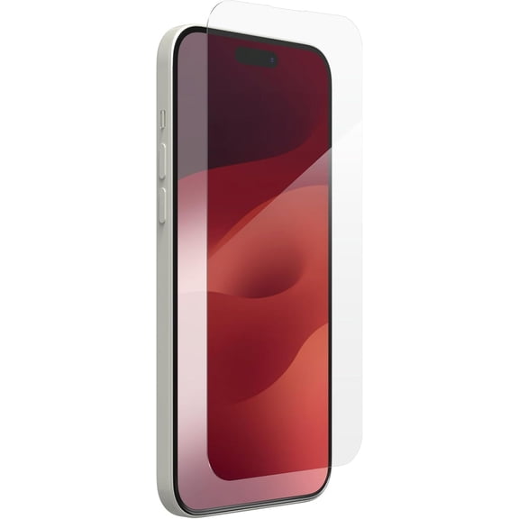 ZAGG InvisibleShield Glass Elite Anti-Glare iPhone 15 Plus Screen Protector - 5X Stronger with Reinforced Edges Scratch & Smudge-Resistant Surface Matte Finish Easy to Install