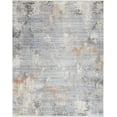 thumbnail image 2 of Nourison Modern Abstract Abstract Grey Blue 7'10" x 10' Area Rug (8x10), 2 of 8