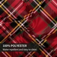 thumbnail image 6 of Red Black Plaids Fitted Round Tablecloth 60 Inch,Kitchen Table Cover Waterproof Table Cloth,Retro Christmas Plaid Circle Table Covers for Indoor Outdoor, 6 of 6