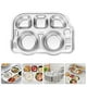 thumbnail image 3 of Plato dividido de acero inoxidable, plato de comida para el hogar, bandeja de comida de autobús de dibujos animados, bandeja para HOMEMAXS 14461934-MX, 3 of 6