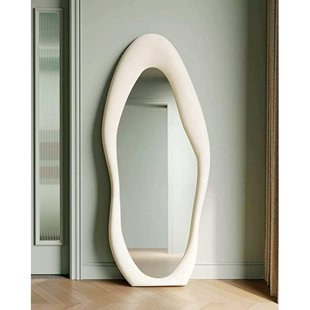 TinyTines 63" x 24"Full Length Standing Mirror, Irregular Cloud Shape