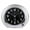Silver, variant on 4" Non-Ticking Alarm Clock with Backlight, Silent with No Ticking Analog Quartz, Battery Operated