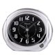 thumbnail image 1 of Reloj despertador de 4 pulgadas con retroiluminación, silencioso, de cuarzo analógico, funciona con pilas, 1 of 6