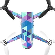 MightySkins PABEBOP2-Purple Kaleidoscope Skin Decal Wrap for Parrot Bebop 2 Quadcopter Drone - Purple Kaleidoscop