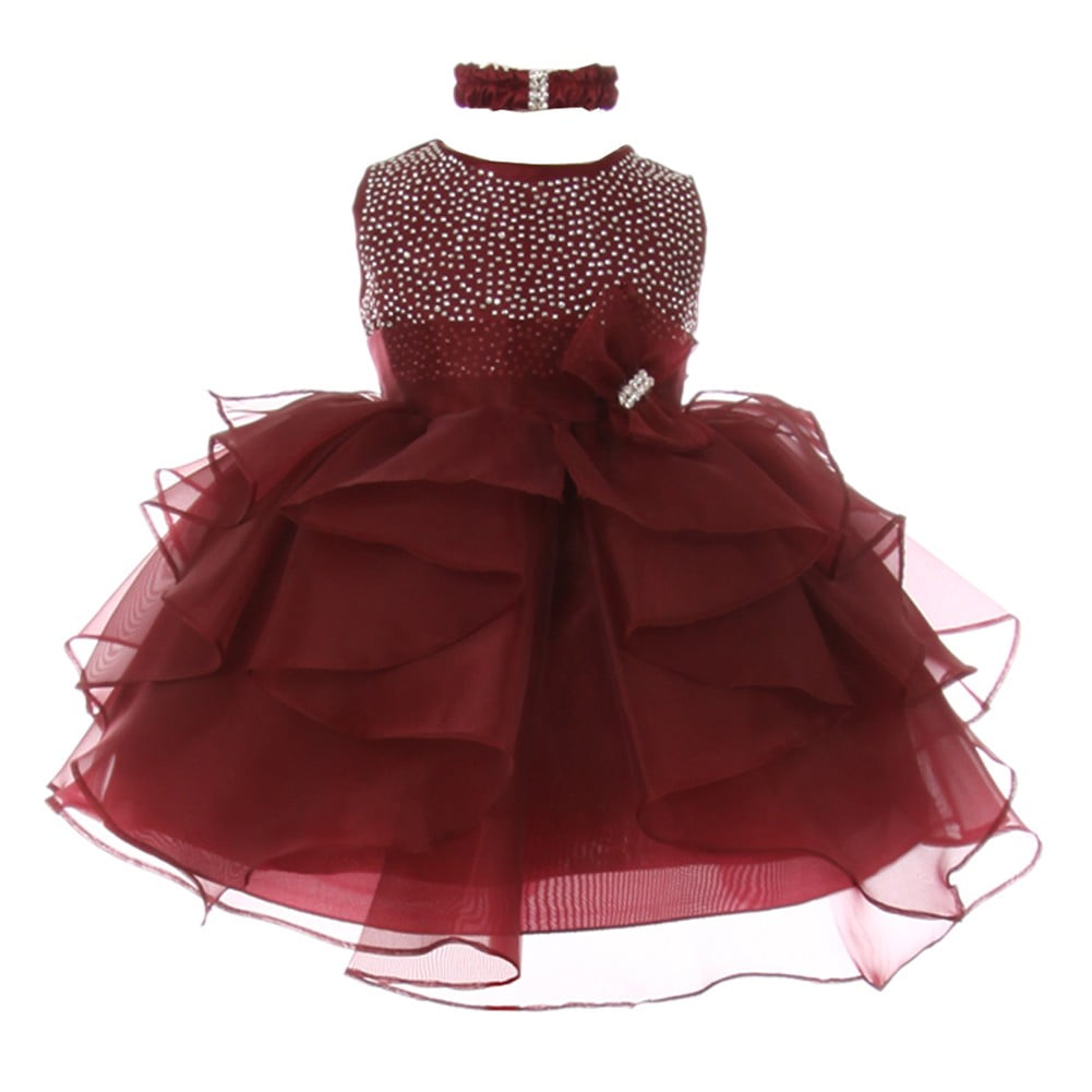 4t burgundy dress
