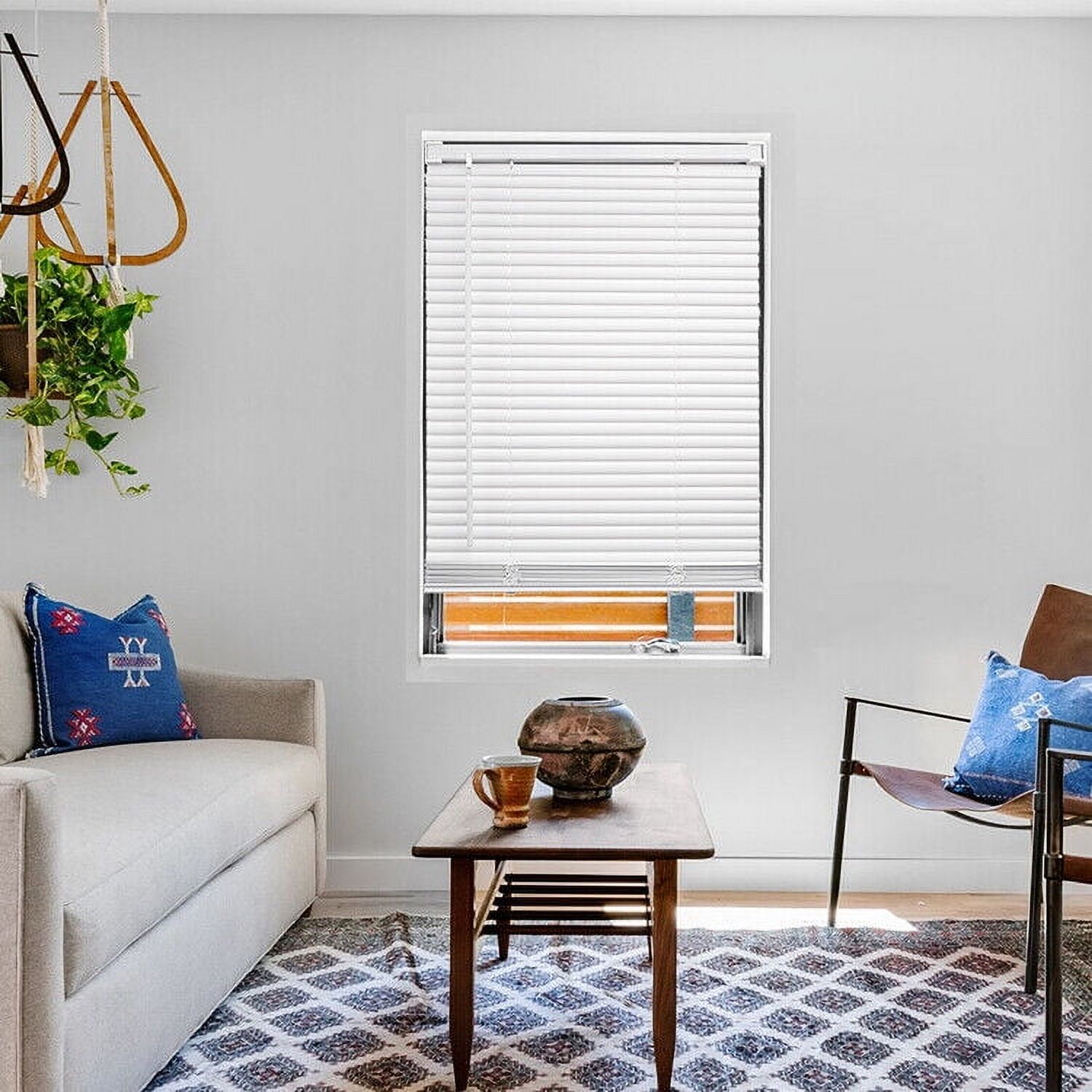 Custom Cut White PVC Venetian Blind – Made To Measure, Room Darkening, Waterproof