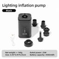 thumbnail image 4 of Electric Air Pump with Lights Mini Wireless Air Compressor USB Charging Inflator/Deflator Pumps for Outdoor Camping A, 4 of 5