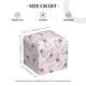 thumbnail image 4 of Balery Cute Bow Tie Porta Pañuelos de Cuero con Estampado – Funda Moderna Cuadrada para Caja de Pañuelos, Dispensador 5x5x5'', 4 of 7