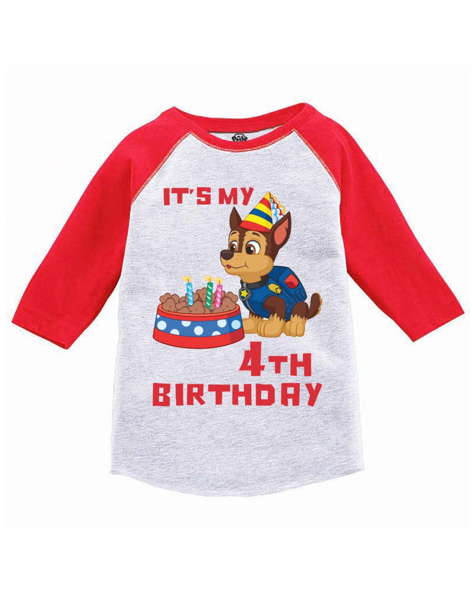 paw patrol shirts 4t