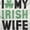 White, variant on St Patricks Day I Love My Irish Wife Men's Graphic T Shirt Tees Brisco Brands M