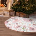 thumbnail image 5 of Sikiie Swan And Flowers Nativity Christmas Tree Skirt, Jesus Christian Winter Holiday Tree Mat Decoration(30-48IN)48", 5 of 6