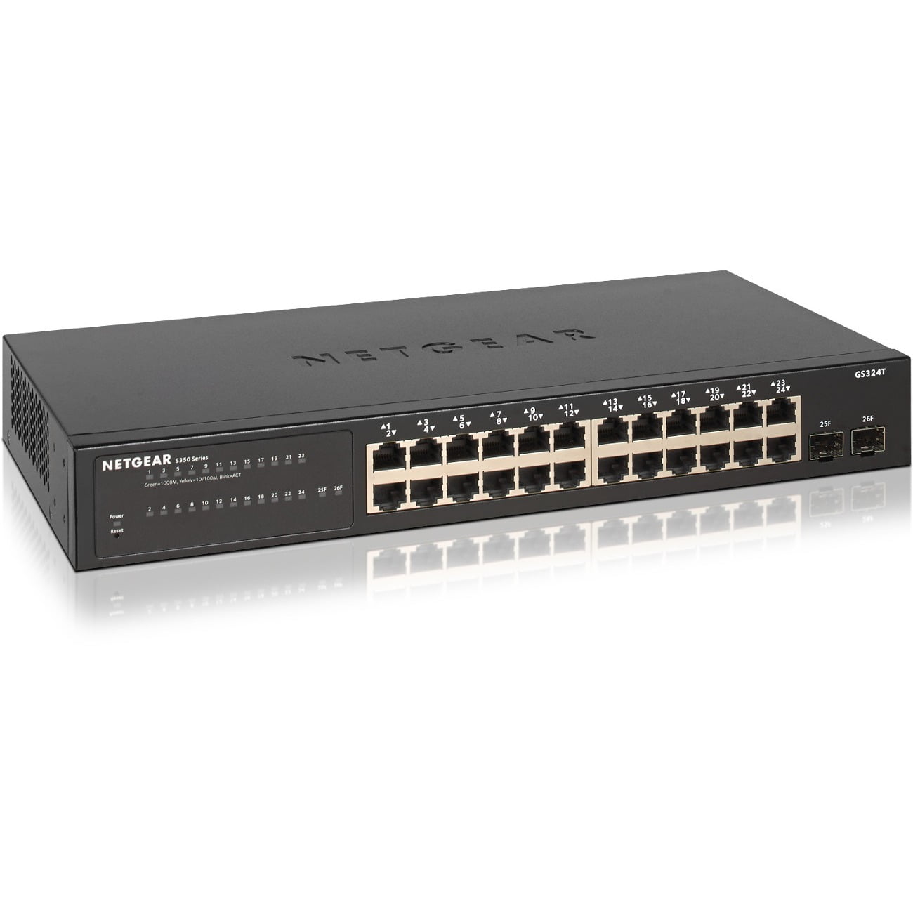 Netgear GS324T-100NAS 24-Port Gigabit Ethernet Smart Managed Pro Switch ...