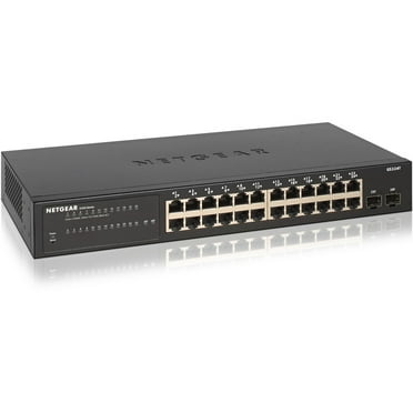 Netgear GS324T-100NAS 24-Port Gigabit Ethernet Smart Managed Pro Switch with 2 Dedicated SFP Ports