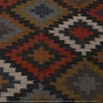 thumbnail image 3 of Wool Jute Kilim Rug, Handwoven, Decorative Kilim Dhurrie Rug, Accent Traditional Indian/WOOL JUTE RUGS Bohemian Modern Gifts Rug ( 5x8 Ft ) ( KILM- 19 ), 3 of 6