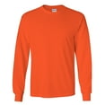 thumbnail image 4 of Gildan Mens Plain Crew Neck Ultra Cotton Long Sleeve T-Shirt, 4 of 4