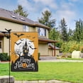thumbnail image 2 of 2 Pieces Halloween Garden Flags Fall Garden Flag Trick or Treat Hello Pumpkin Flag Vertical Double Sided Burlap House Yard Flags for Outdoor Fall Halloween Thanksgiving Decoration 12 x 18 Inch, 2 of 5