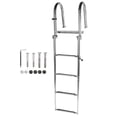 thumbnail image 2 of Swim Ladder, Boat Ladder Non-slip Heavy Duty With 2 Handrails For Marine For Boat For Swimming For Yacht, 2 of 8