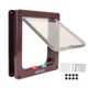 thumbnail image 1 of Cat Flap Door 4 Way Locking Easy Installation Weatherproof Pet Doors for Interior Exterior Doors, 1 of 1
