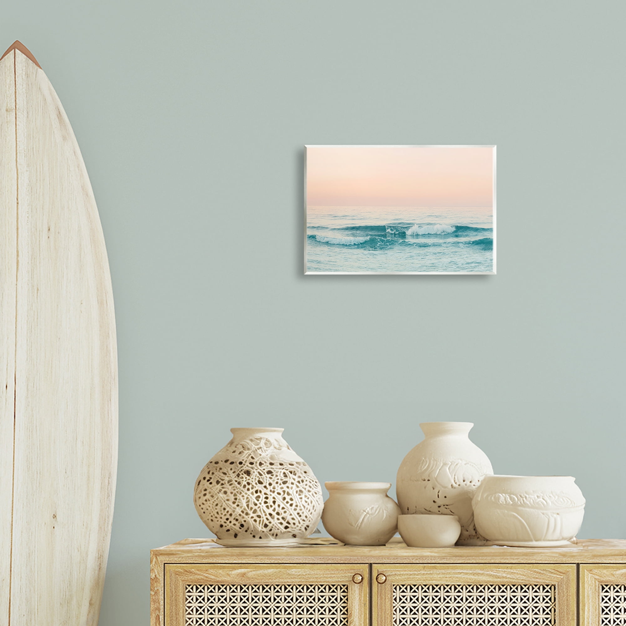 Stupell Industries Greece Ocean Waves Nautical & Beach Photography Unframed Art Print Wall Art, 15 x 10
