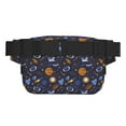 thumbnail image 3 of Picia Galaxy Print Square Double-Layer Waist Bag Mini Adjustable Waist Belt Bag Exercise Running Travel Hiking, 3 of 9
