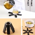 thumbnail image 4 of Advancent Tapetes de resistentes al calor, antideslizantes, para cocina, cuenco aislante, de comedor, maceta, posavasos, mantel de plástico, Mostrada, 4 of 6
